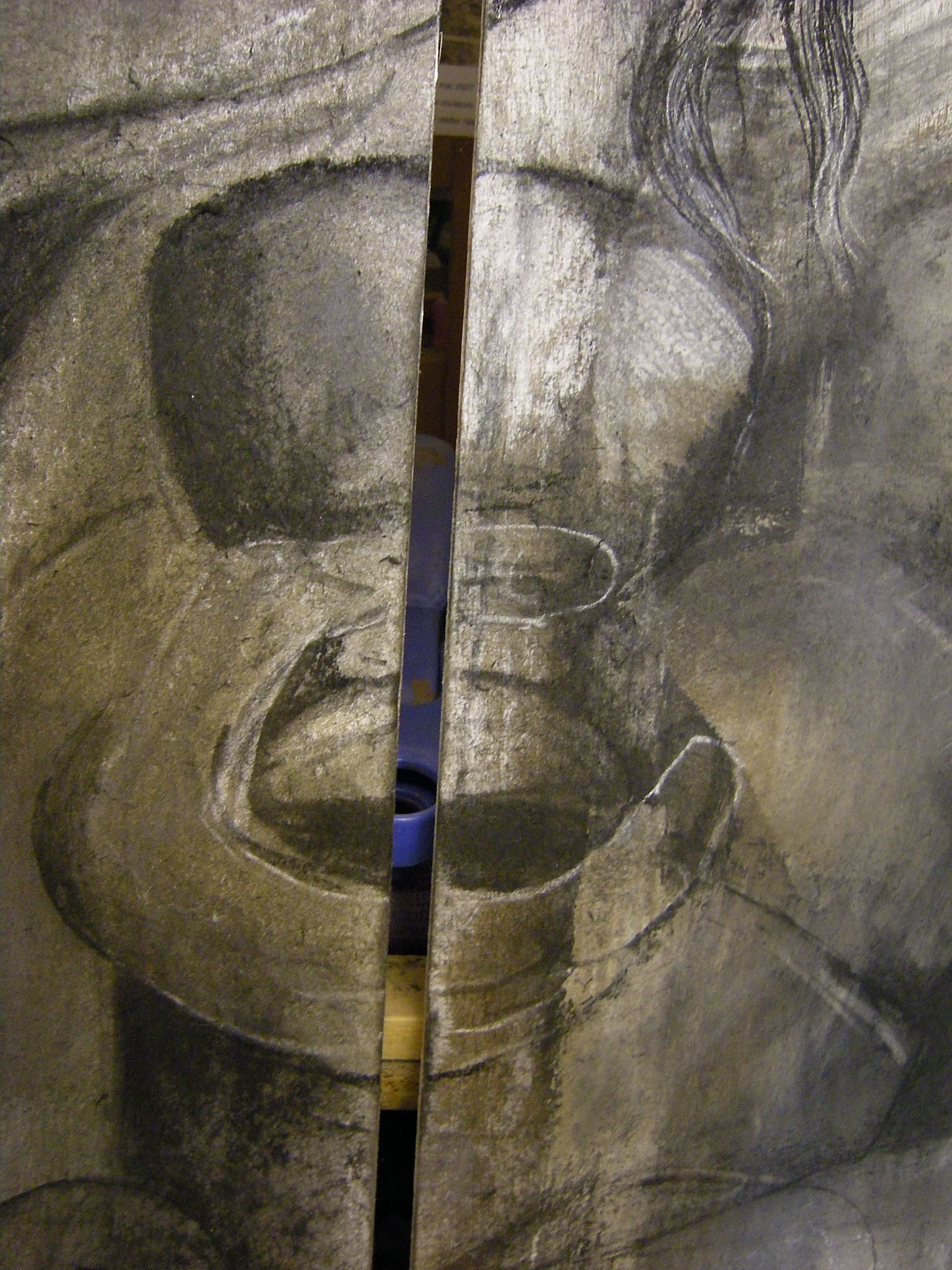 Triptyque N° 6 — détail coupe