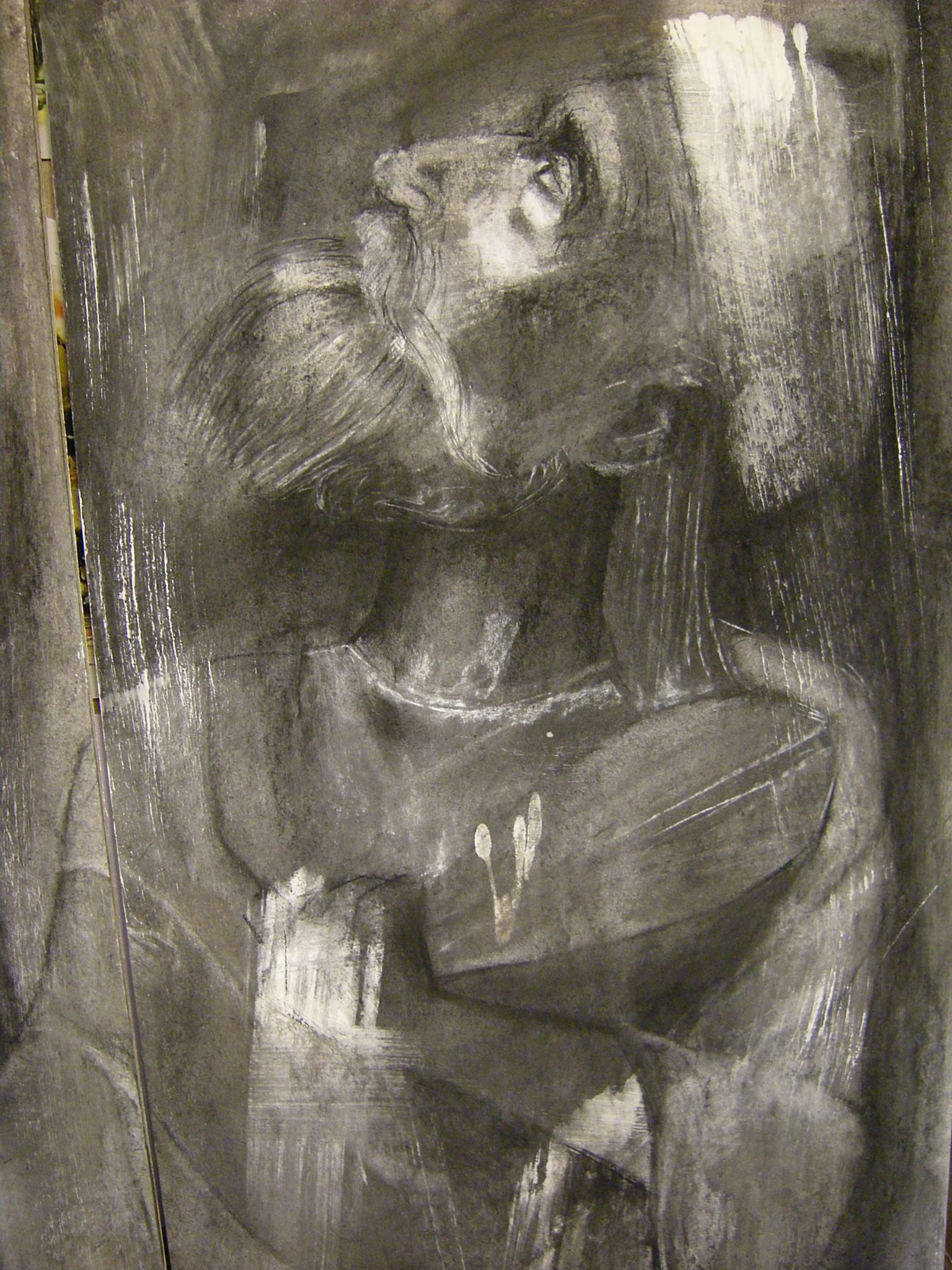 Triptyque N° 3 — détail tête